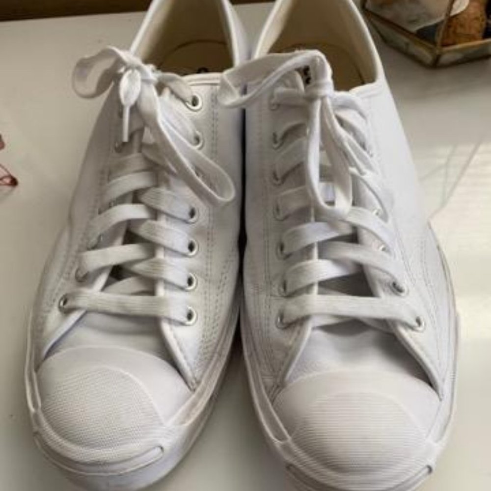 Converse Jack Purcell Unisex leather Sneakers(womens listing) - Picture 2 of 16